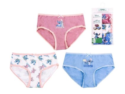 SADA 3 KS KALHOTKY LILO A STITCH Cer 2900002518 (Velikost 4-5)