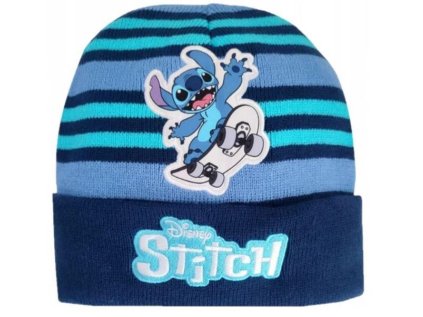 ČEPICE LILO A STITCH ML lil24-2464 tm. modrá (Velikost 54)