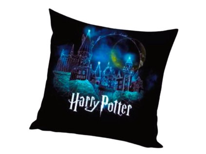 POVLAK NA POLŠTÁŘ HARRY POTTER Ca 214029 antracitový velur (Velikost uni)