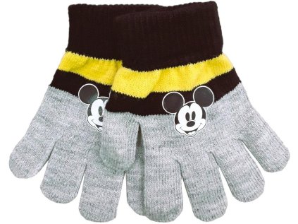 RUKAVICE MICKEY em a040 šedé (Velikost uni)
