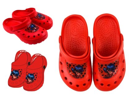 CLOG SANDÁLE KOUZELNÁ BERUŠKA Em 250 červené (Velikost 24-25)