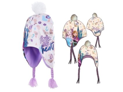 PERU ČEPICE FROZEN SC vh4016 fialová (offwhite) (Velikost 52)