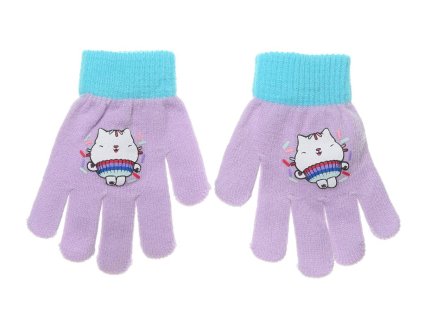 RUKAVICE GÁBININ KOUZELNÝ DOMEK SC xh4081 sv. fialové (Velikost uni)