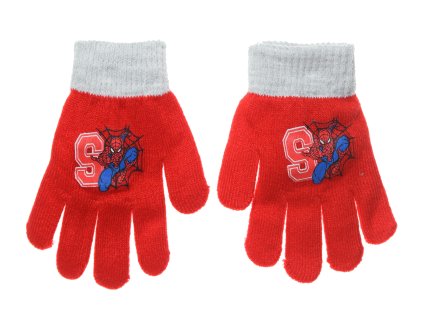 RUKAVICE SPIDERMAN SC xh4088 červené (Velikost uni)