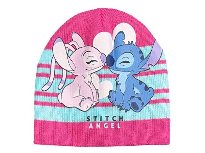 ČEPICE LILO A STITCH SC xh4015 malinová (Velikost 52)