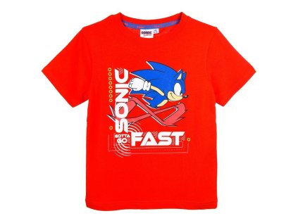 TRIČKO SONIC SC xh1133 červené (Velikost 3)
