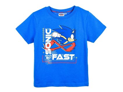 TRIČKO SONIC SC xh1133 modré (Velikost 3)