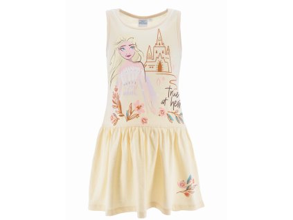 ŠATY FROZEN SC we1122 béžové (Velikost 4)