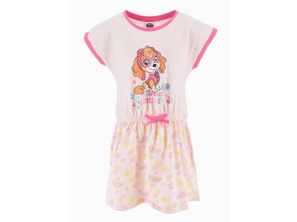 ŠATY TLAPKOVÁ PATROLA SC we 1141 růžové (Velikost 3)