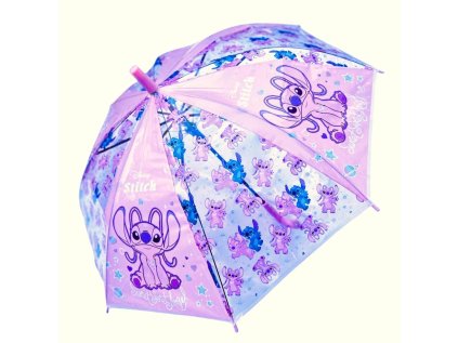 DEŠTNÍK LILO A STITCH Em c771 pink (Velikost uni)