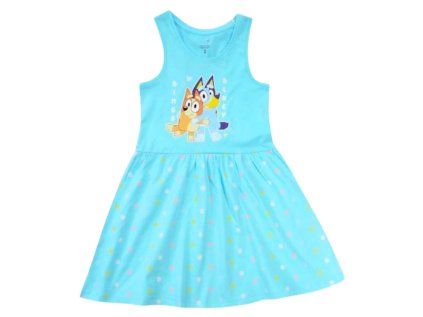 ŠATY BLUEY Em 296 tyrkysové (Velikost 98)