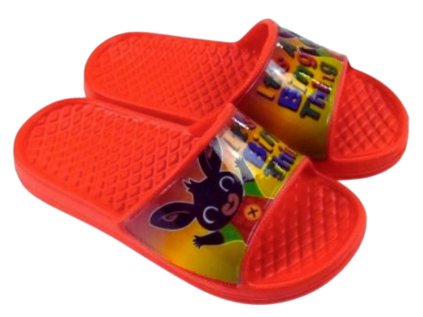 PANTOFLE BING Em 075 červené (Velikost 23-24)