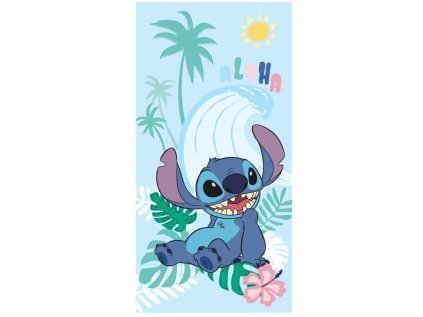 OSUŠKA LILO A STITCH AY 041 sv. modrá Aloha (Velikost uni)