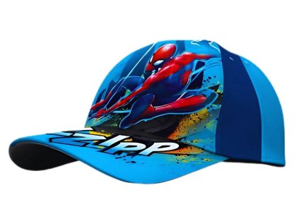 KŠILTOVKA SPIDERMAN Eur Sp50065 modrá (Velikost 52)