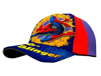 KŠILTOVKA SPIDERMAN Eur Sp50065 tm. modrá (Velikost 52)