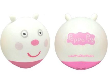 3D CHRASTÍCÍ MÍČEK SE ZVUKY PEPPA PIG eur PP17090 bílý (Velikost uni)