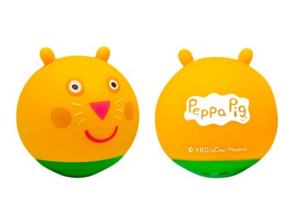 3D CHRASTÍCÍ MÍČEK SE ZVUKY PEPPA PIG eur PP17090 žlutý (Velikost uni)
