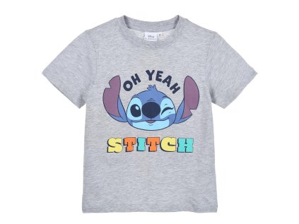 TRIČKO LILO A STITCH SC ye 10282 šedé (Velikost 104)