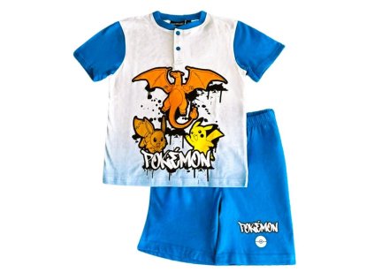 KOMPLET TRIČKO A KRAŤASY POKÉMON SC ye20098.b blue (Velikost 116)