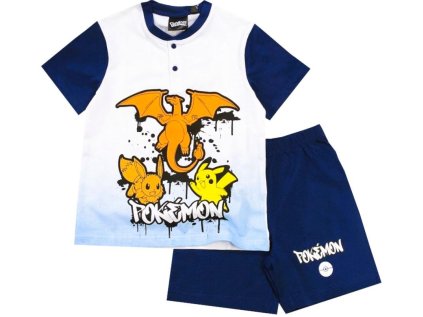 KOMPLET TRIČKO A KRAŤASY POKÉMON SC ye20098.b navy (Velikost 116)