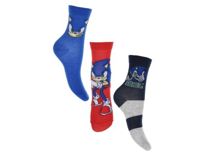 SADA 3 KS PONOŽKY SONIC SC xh0633-1 (Velikost 23-26)