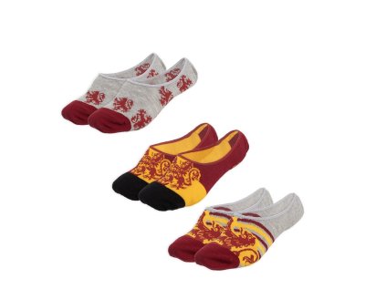 SADA 3 KS PONOŽKY HARRY POTTER Cer 2200009437 (Velikost 36-40)