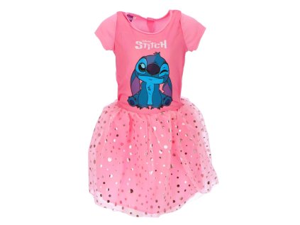 ŠATY LILO A STITCH, 2. jakost Dif lil24-1014 růžové (Velikost 92-98)