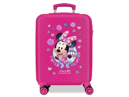 CESTOVNÍ KUFR MINNIE 55 cm jb 630012110002 Super helpers malinový (Velikost uni)