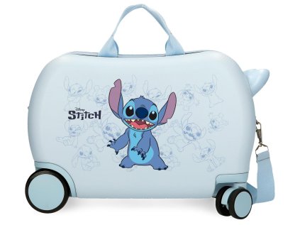 CESTOVNÍ ODRÁŽEDLO LILO A STITCH 45 cm JB 630099104033 Happy blue (Velikost uni)