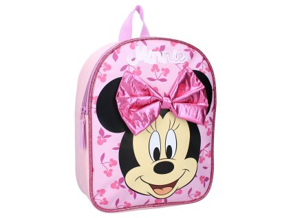 BATOH MINNIE 32 cm Va 799-00861 růžový mašle Real cool (Velikost uni)