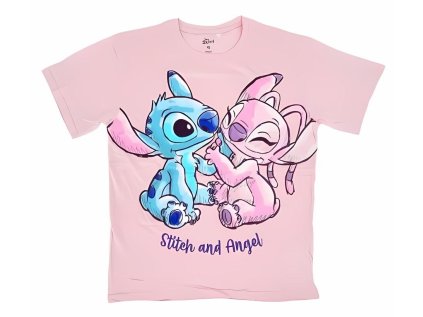 TRIČKO LILO A STITCH Em 53 02 C970 růžové (Velikost M)