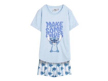 PYŽAMO LILO A STITCH Cer fl. 2407 sv. modré (Velikost 128)