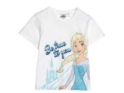 TRIČKO FROZEN Cer 2900002811 bílé (Velikost 98)