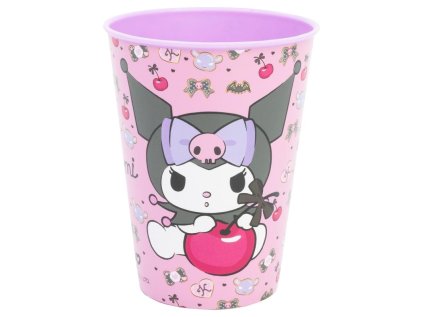PLASTOVÝ KELÍMEK KUROMI Stor 88307 růžový (Velikost uni)
