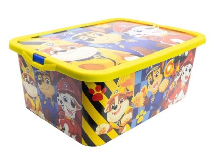 ÚLOŽNÝ BOX TLAPKOVÁ PATROLA Stor 02845 13L storage click box (Velikost uni)