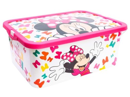 ÚLOŽNÝ BOX MINNIE Stor 03315 13L storage click box (Velikost uni)