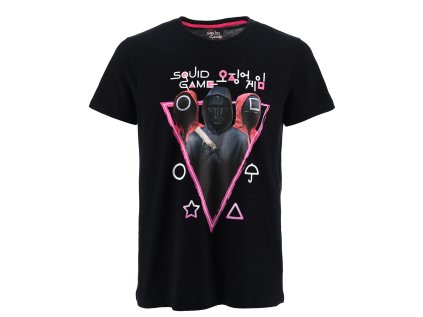 TRIČKO SQUID GAME SC hy 35021 černé (Velikost M)