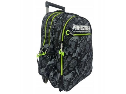 TROLLEY BATOH MINECRAFT 46 cm GIM 316-02074 černý (Velikost uni)