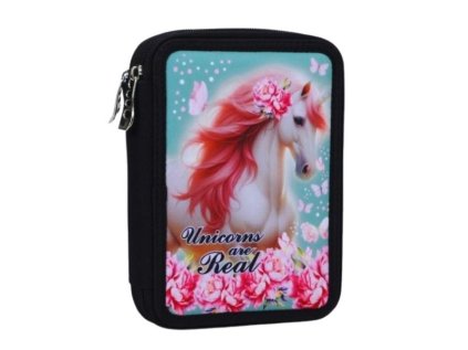 VYBAVENÝ DVOUPATROVÝ PENÁL BACK ME UP UNICORNS Gimsa 357- 25100 (Velikost uni)