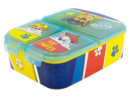 deleny plastovy box na desiatu paw patrol blue 74620