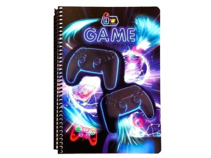 SPIRÁLOVÝ SEŠIT GAME Gim 357-26402 (Velikost uni)