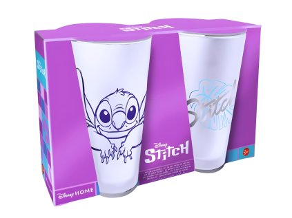 SADA 2 KS SKLENIČKY LILO A STITCH stor 75865 (Velikost uni)