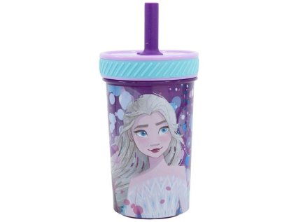 BEZPEČNÝ KELÍMEK S BRČKEM FROZEN stor 74287 fialový (Velikost uni)