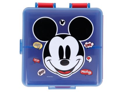 deleny plastovy box na desiatu mickey mouse 50193