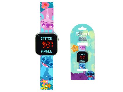 LED HODINKY LILO A STITCH Eur las 4197 (Velikost uni)
