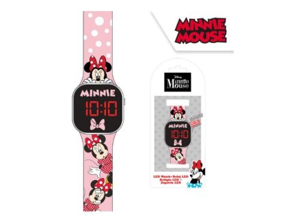 LED HODINKY MINNIE Eur las 4369 (Velikost uni)