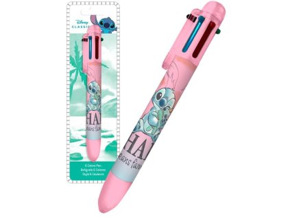 6 - BAREVNÁ PROPISKA LILO A STITCH Eur st00056 růžová (Velikost uni)