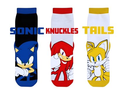 SADA 3 KS PONOŽKY SONIC Erv 41283-1 (Velikost 23-26)