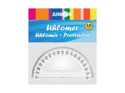 Úhloměr JUNIOR, plastový, 10 cm(XG231)