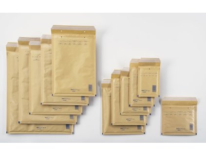 Bublinková obálka hnědá CD 200x175+50mm